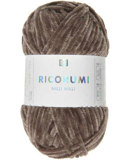 Rico Design Ricorumi Nilli Nilli – supermyk heklagarn i chenille 100 % polyester – 25 g nøste