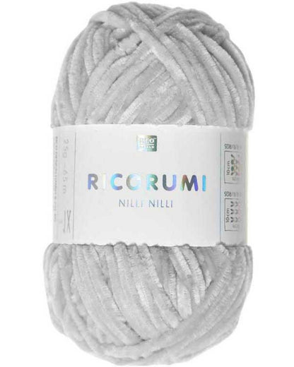 Rico Design Ricorumi Nilli Nilli – supermyk heklagarn i chenille 100 % polyester – 25 g nøste