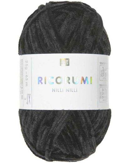 Rico Design Ricorumi Nilli Nilli – supermyk heklagarn i chenille 100 % polyester – 25 g nøste