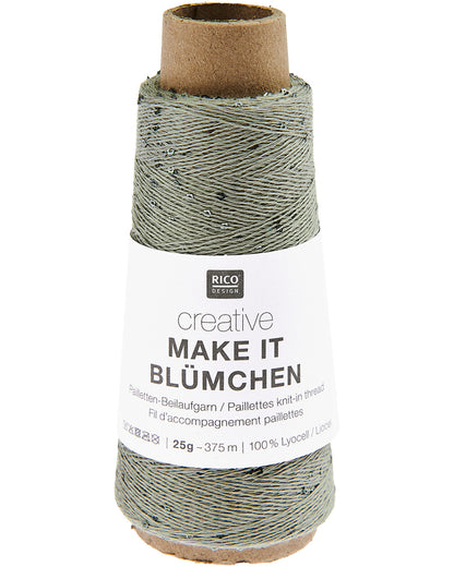 Rico Design Creative Make It Blümchen - Effektgarn med paljetter - 25g nøste