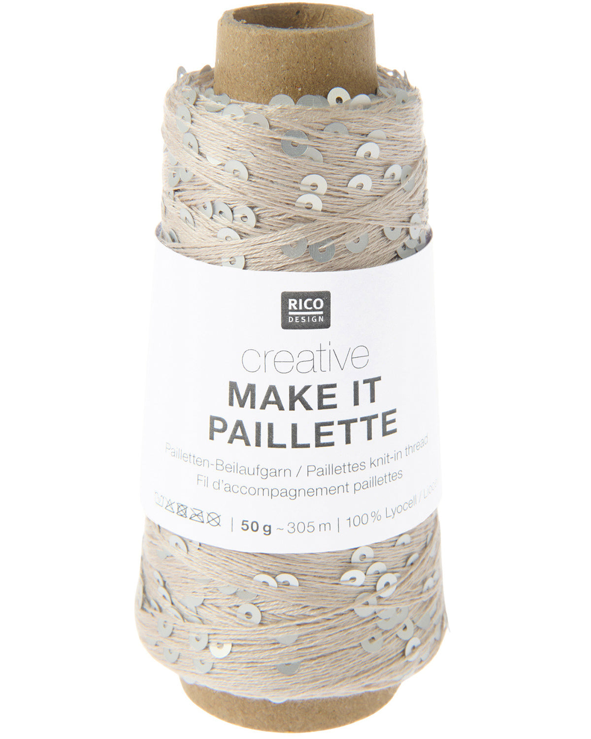 Rico Design Creative make it pailette - 50 g nøste - forhåndsbestilling uke 29