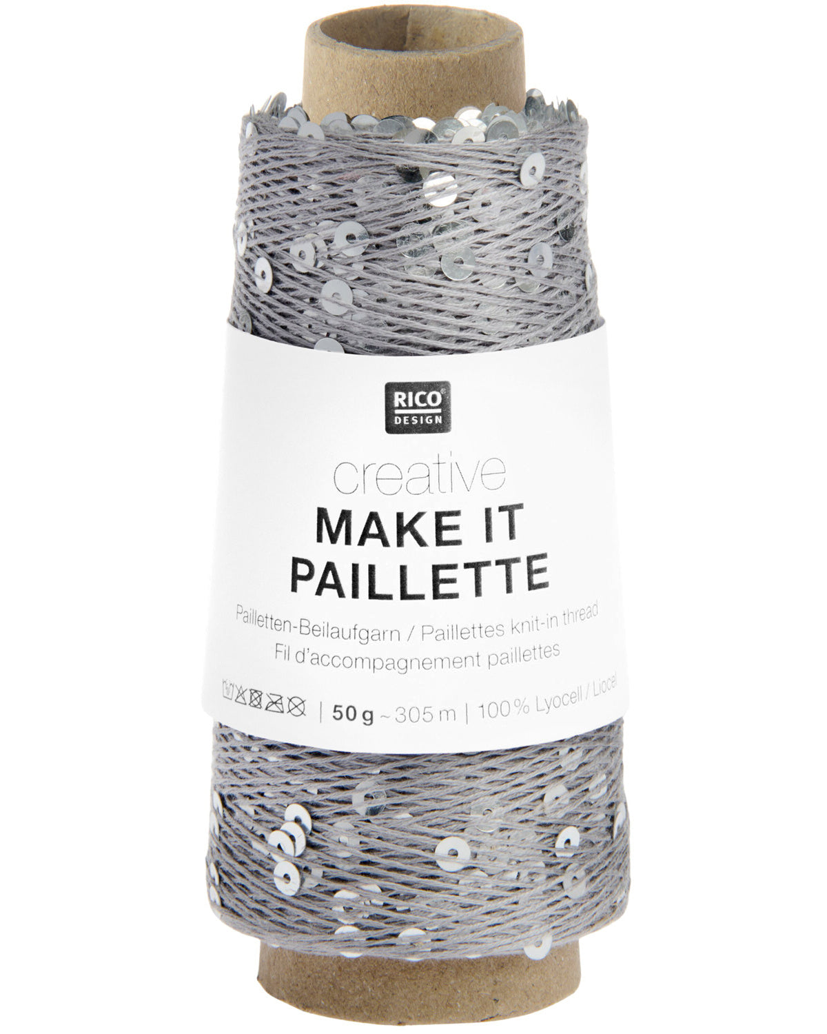 Rico Design Creative make it pailette - 50 g nøste - forhåndsbestilling uke 29