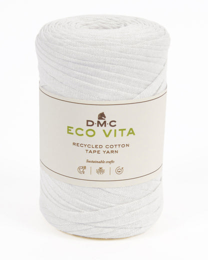 DMC Eco Vita Tape Yarn - heklegarn til vesker og andre prosjekter - 250 g = 120 m