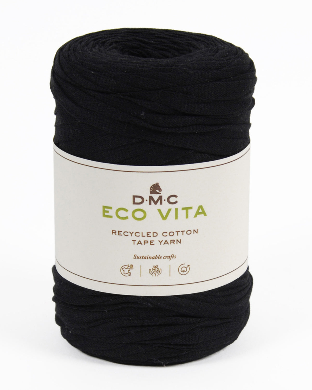 DMC Eco Vita Tape Yarn - heklegarn til vesker og andre prosjekter - 250 g = 120 m