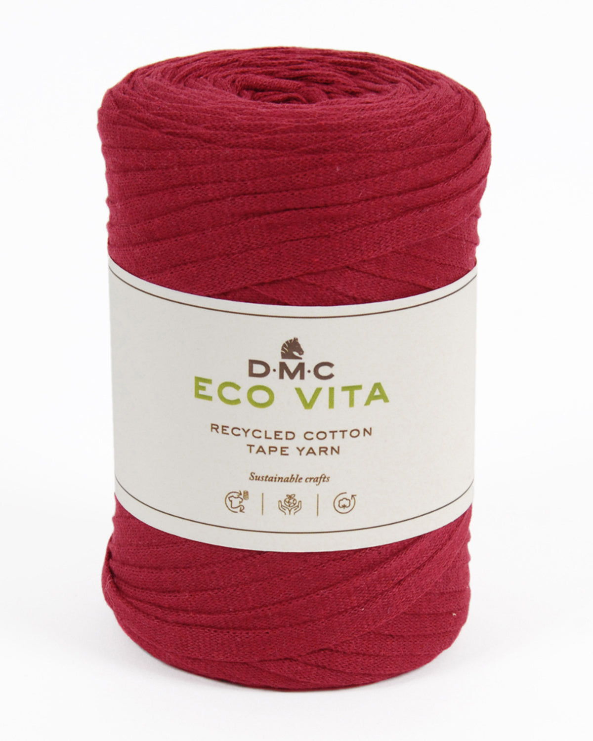 DMC Eco Vita Tape Yarn - heklegarn til vesker og andre prosjekter - 250 g = 120 m