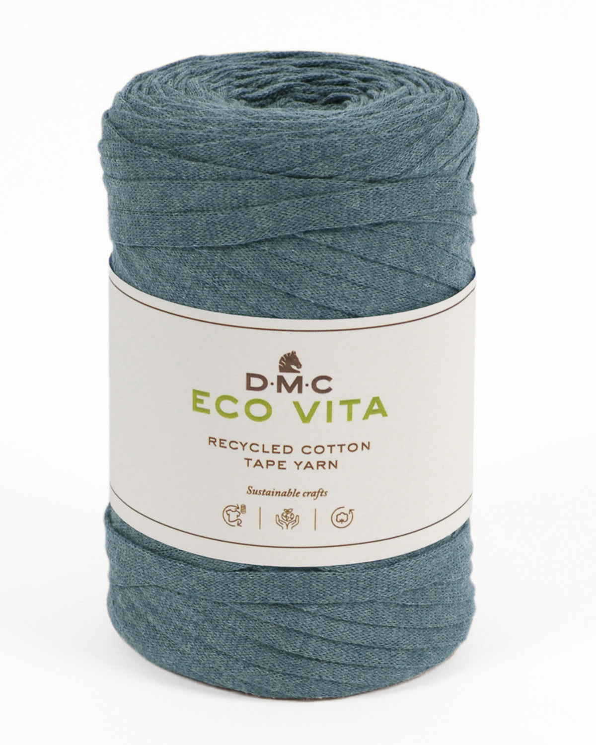 DMC Eco Vita Tape Yarn - heklegarn til vesker og andre prosjekter - 250 g = 120 m