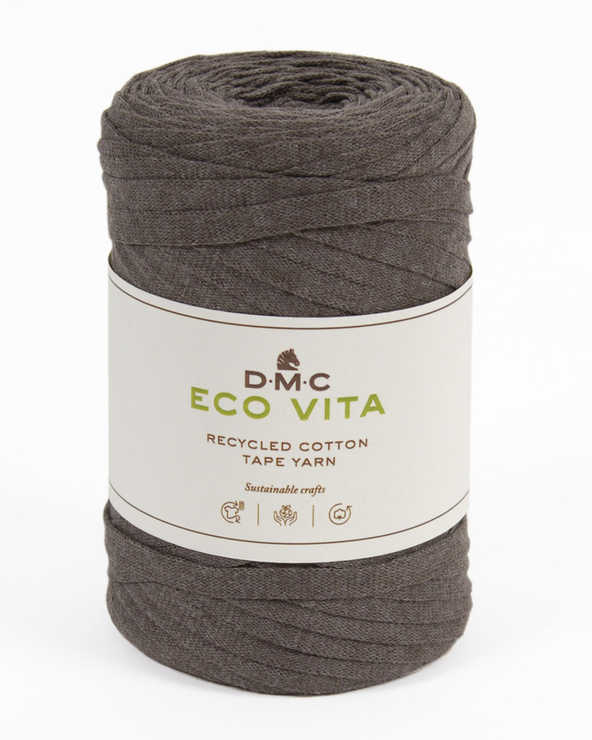 DMC Eco Vita Tape Yarn - heklegarn til vesker og andre prosjekter - 250 g = 120 m