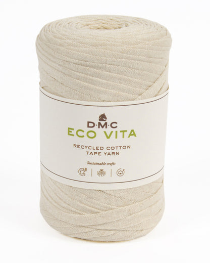 DMC Eco Vita Tape Yarn - heklegarn til vesker og andre prosjekter - 250 g = 120 m