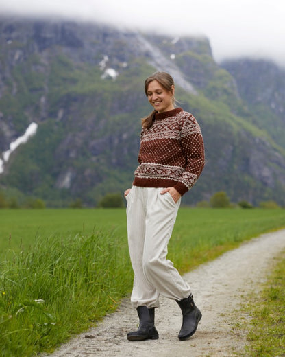 Setesdalgenser til dame | Rauma | Strikkepakke