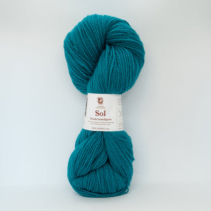 Hillesvåg Sol Lamullgarn – 100 % norsk lamull C1 Fin – 100 g/≈290 m