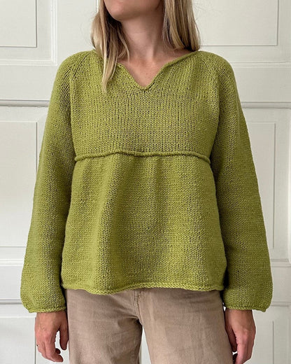 Spirebluse | Rauma Garn | Strikkepakke