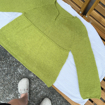 Spirebluse | Rauma Garn | Strikkepakke