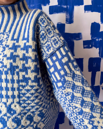 Nordic Mix Sweater | Rauma Garn | Strikkepakke