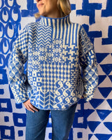 Nordic Mix Sweater | Rauma Garn | Strikkepakke