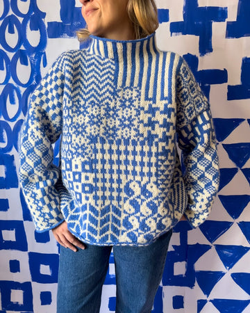 Nordic Mix Sweater | Rauma Garn | Strikkepakke