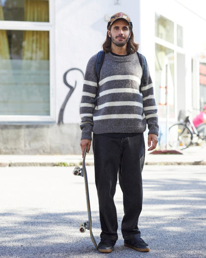 Uni stripegenser Genser A, lang modell | Rauma | Strikkepakke