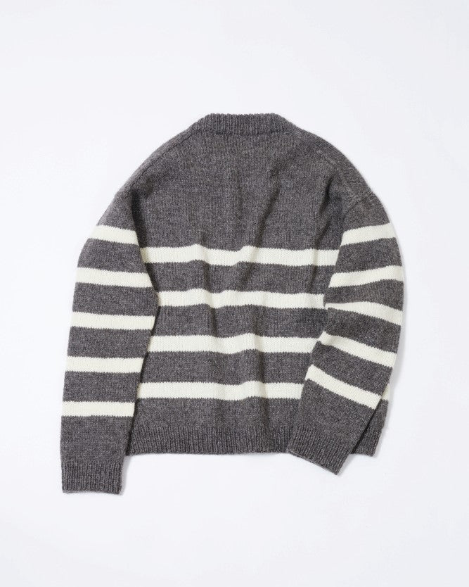 Uni stripegenser Genser A, lang modell | Rauma | Strikkepakke