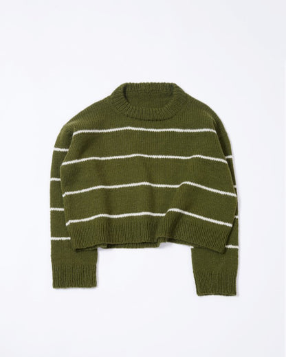 Uni stripegenser Genser B, kort modell | Rauma | Strikkepakke