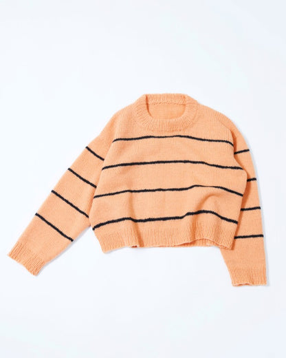 Uni stripegenser Genser B, kort modell | Rauma | Strikkepakke