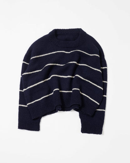 Uni stripegenser Genser B, kort modell | Rauma | Strikkepakke