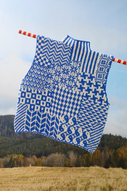 Nordic Mix Vest | Rauma Garn x Laura Dalgaard | Strikkepakke