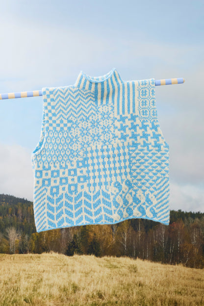 Nordic Mix Vest | Rauma Garn x Laura Dalgaard | Strikkepakke
