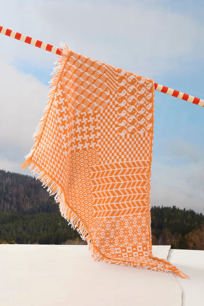 Nordic Mix Sjal | Rauma Garn x Laura Dalgaard | Strikkepakke