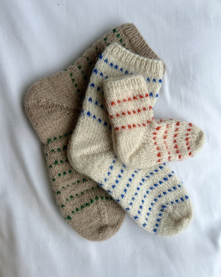 Dado prikkesokker | Rauma Garn | Strikkepakke