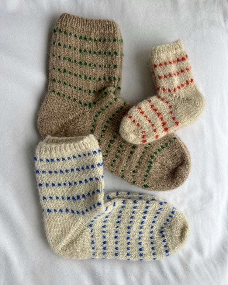 Dado prikkesokker | Rauma Garn | Strikkepakke