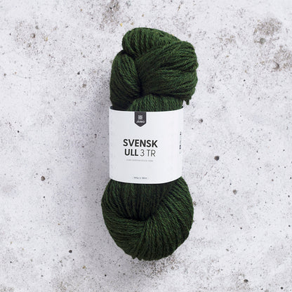Järbo Svensk Ull 3‑tråds – 100 % svensk ull – 100 g ≈ 180 m