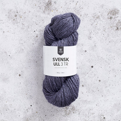 Järbo Svensk Ull 3‑tråds – 100 % svensk ull – 100 g ≈ 180 m
