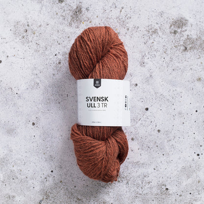 Järbo Svensk Ull 3‑tråds – 100 % svensk ull – 100 g ≈ 180 m