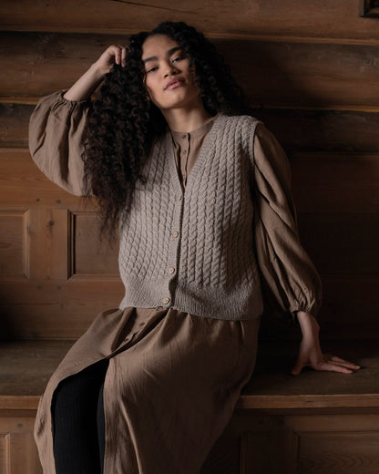 92797 Sylvi vest | Digital Oppskrift