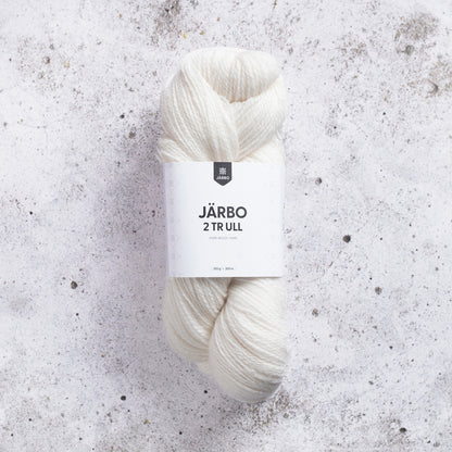 Järbo 2‑tr Ull – 100 % ull – 100 g ≈ 300 m