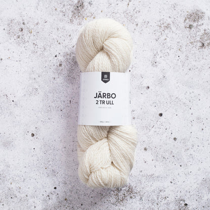 Järbo 2‑tr Ull – 100 % ull – 100 g ≈ 300 m