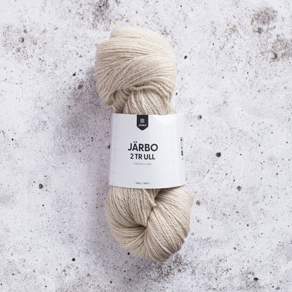 Järbo 2‑tr Ull – 100 % ull – 100 g ≈ 300 m