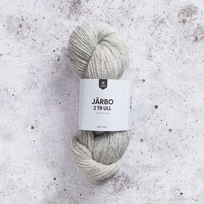 Järbo 2‑tr Ull – 100 % ull – 100 g ≈ 300 m