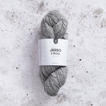 Järbo 2‑tr Ull – 100 % ull – 100 g ≈ 300 m