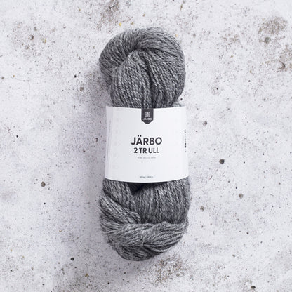 Järbo 2‑tr Ull – 100 % ull – 100 g ≈ 300 m