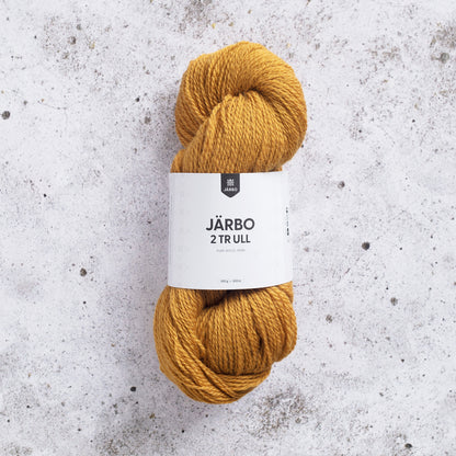 Järbo 2‑tr Ull – 100 % ull – 100 g ≈ 300 m