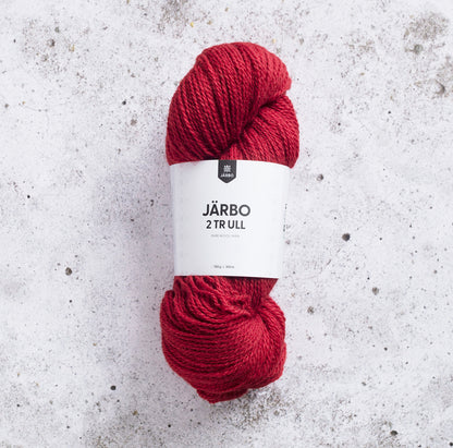 Järbo 2‑tr Ull – 100 % ull – 100 g ≈ 300 m