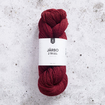 Järbo 2‑tr Ull – 100 % ull – 100 g ≈ 300 m
