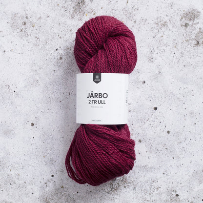 Järbo 2‑tr Ull – 100 % ull – 100 g ≈ 300 m
