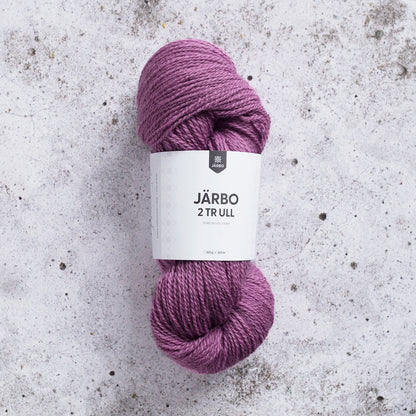 Järbo 2‑tr Ull – 100 % ull – 100 g ≈ 300 m