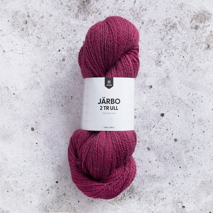 Järbo 2‑tr Ull – 100 % ull – 100 g ≈ 300 m