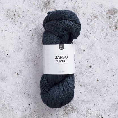 Järbo 2‑tr Ull – 100 % ull – 100 g ≈ 300 m