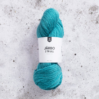 Järbo 2‑tr Ull – 100 % ull – 100 g ≈ 300 m