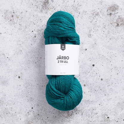 Järbo 2‑tr Ull – 100 % ull – 100 g ≈ 300 m