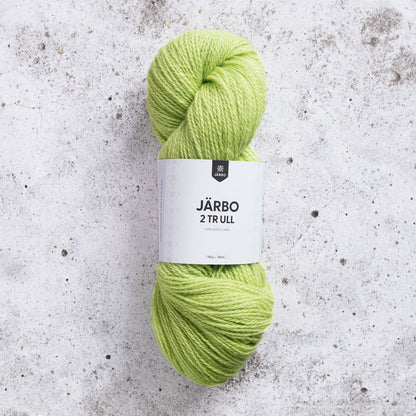 Järbo 2‑tr Ull – 100 % ull – 100 g ≈ 300 m