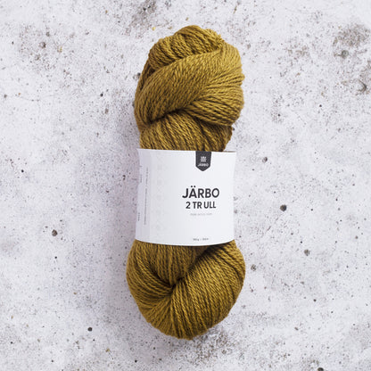 Järbo 2‑tr Ull – 100 % ull – 100 g ≈ 300 m